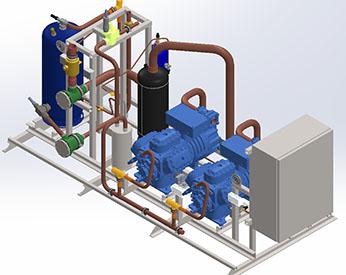 Холодильный агрегат RMC.N10-0080-2xRP1-H425-F-K45